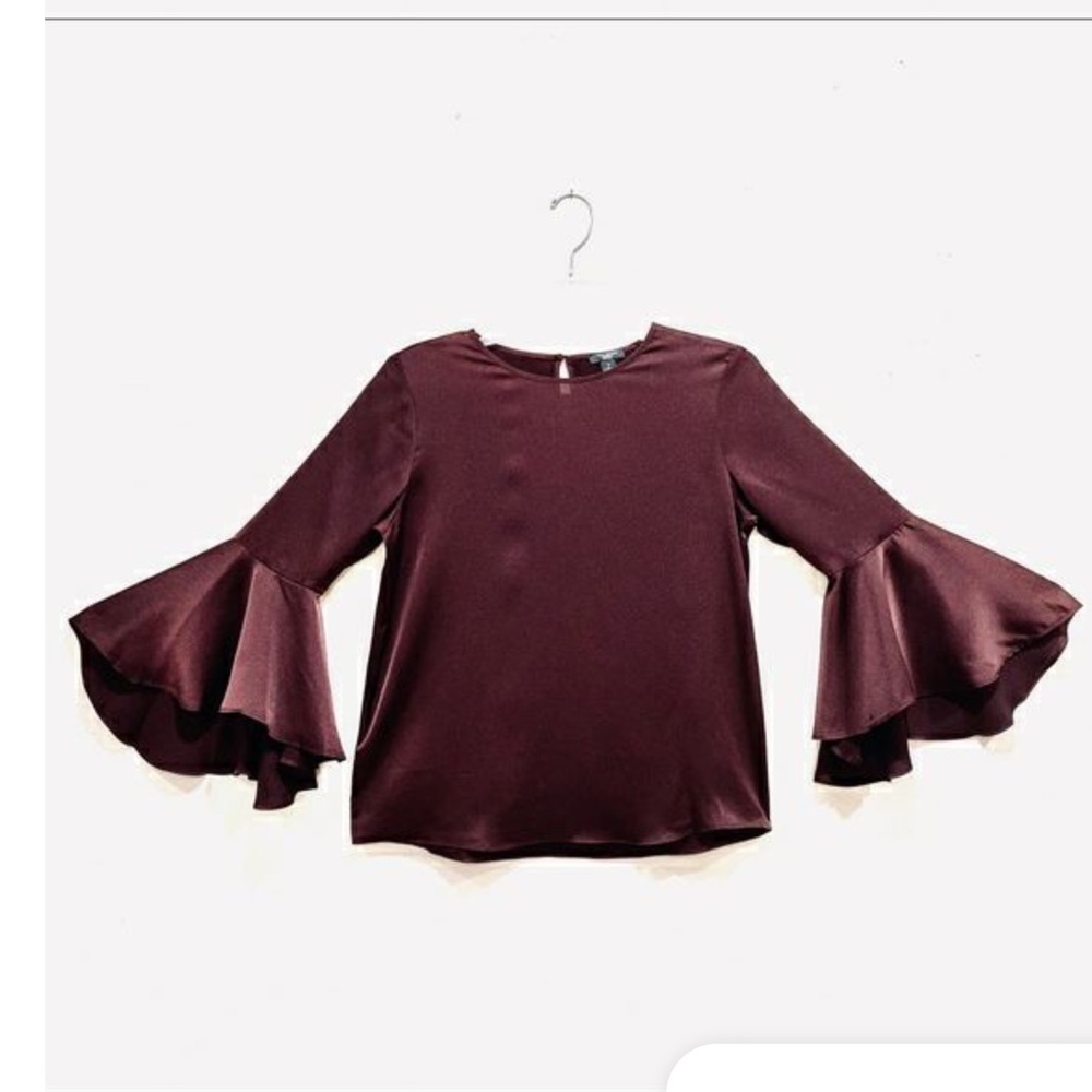 Ann Taylor Factory Bell Sleeve Blouse